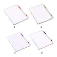 thumbnail image 4 of tamizeot Document Filling Case File A4 Transparent Storage Box Clear Plastic blue, 4 of 5