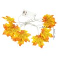 thumbnail image 3 of Moocorvic Thanksgiving Leaves Maple Leaf Lights String Garden Party Room Ins Decorative Lights 20 Lights, 3 of 5