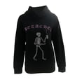 thumbnail image 2 of TRKIYQC Sudaderas Con Capucha De Diamantes De Imitación Para Mujer, Sudaderas Sueltas Con Patrón De Letra De Calavera De Manga Larga De Moda Negra TRKIYQC  moda, 2 of 9