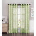 thumbnail image 3 of Window Elements Garden Nature/Floral Semi-Sheer Grommet Single Curtain Panel, 3 of 6