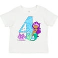thumbnail image 3 of Inktastic Fourth Birthday Mermaid Girls Toddler T-Shirt, 3 of 5