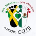 thumbnail image 2 of CafePress - Jamaican Mexican Baby Body Suit - Baby Light Bodysuit, Size Newborn - 24 Months, 2 of 4