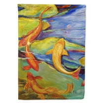 Carolines Treasures JMK1170GF Koi Flag Garden Size  Small multicolor