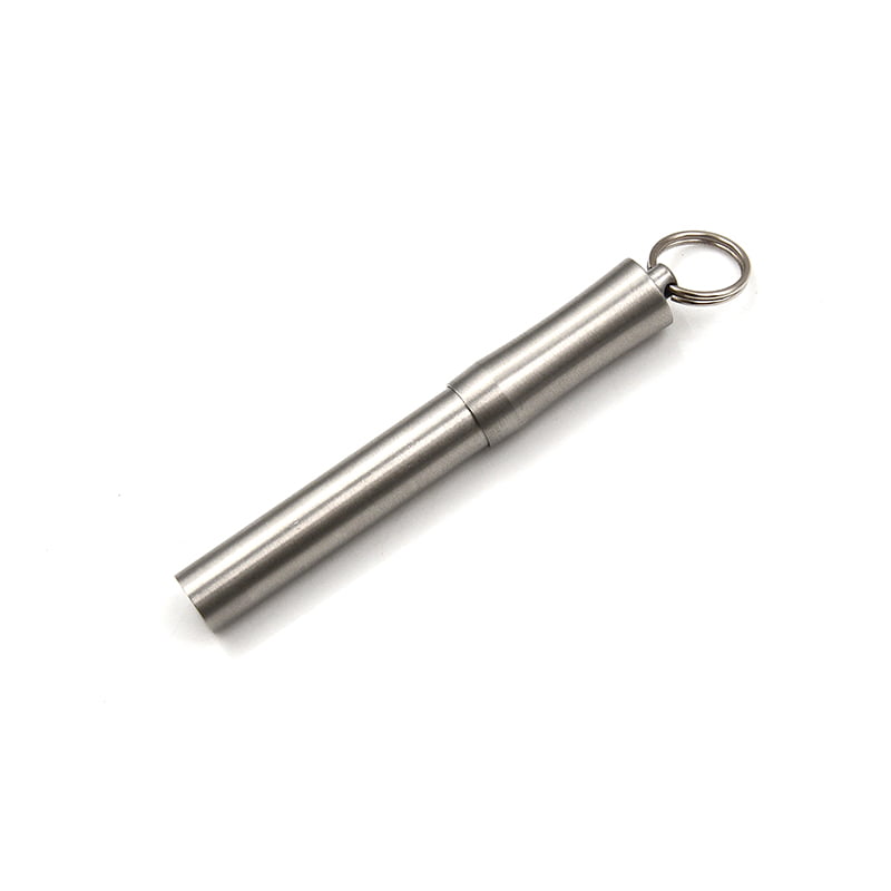 Pocket waterproof titanium alloy toothpick holder outdoor traveling tool  es 