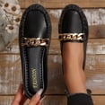 thumbnail image 5 of Dweltoz Penny Loafers for Women Business Casual Comfortable Walking Shoes Lightweight Slip on Classic Dressy Shoes,Black 36, 5 of 9