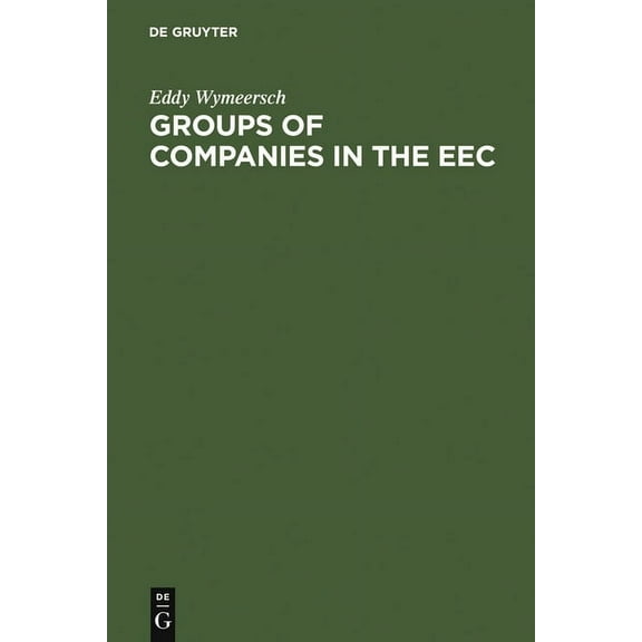 Groups of Companies in the EEC, (Hardcover)