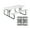 White, variant on Lifetime 6 Foot Folding Polyethylene Picnic Table, Brown (60105)