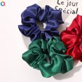 thumbnail image 3 of Mulberry Silk Scrunchy -Regular -Scrunchies For Hair - Silk Scrunchies For Women Soft Hair Care Cream Champagne Sailing Electrónica, 3 of 3