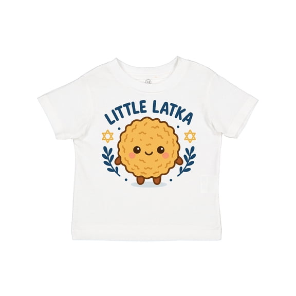 Inktastic Little Latka Cute Hanukkah Design Boys or Girls Toddler T-Shirt