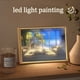 thumbnail image 2 of Ins Light Deco Led pintura USB foto de madera nórdica atenuación luminosa pared obra de arte lámpara de mesa regalo sombra interior luz solar ventana, 2 of 4