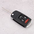 thumbnail image 3 of Key, 3 Button Key Fob Shell, Keyless Entry Remote, Remote Flip Car Key Fob Case Folding For CHRYSLER Car Men Key, 3 of 8