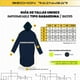 thumbnail image 4 of Impermeable gabardina largo para lluvias ligero premium unisex hombre mujer con reflejantes rainwear talla Extra Grande Beckon rainwear premium quality bk095 unisex TALLA EXTRA GRANDE, 4 of 8