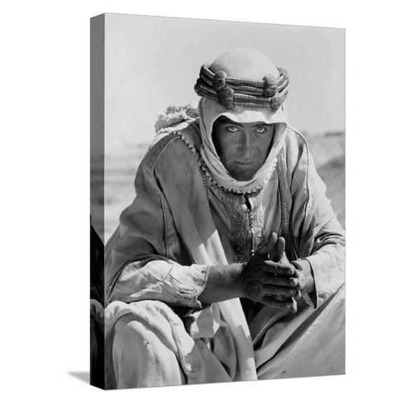 Art.com Lawrence of Arabia, Peter O'Toole, 1962 Stretched Canvas Print Wall Art, 12" x 16"