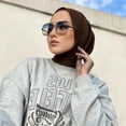 thumbnail image 4 of Instant Scarf For Women,Muslim Flexible Turban with Buttons Ready to Wear Easy,Chic Sport Jersey Hijab Head Scarf, 4 of 7