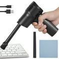 thumbnail image 1 of Electric Air Duster Cordless Air Blower Portable Dust Cleaner 6000mAh USB Charging Computer Keyboard Cleaner with LED Light 2 Gear for Computer Keyboard Car Sofa, 1 of 10