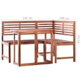thumbnail image 4 of vidaXL Ensemble Bistro 2 Pcs Bois d'Acacia Massif, 4 of 5