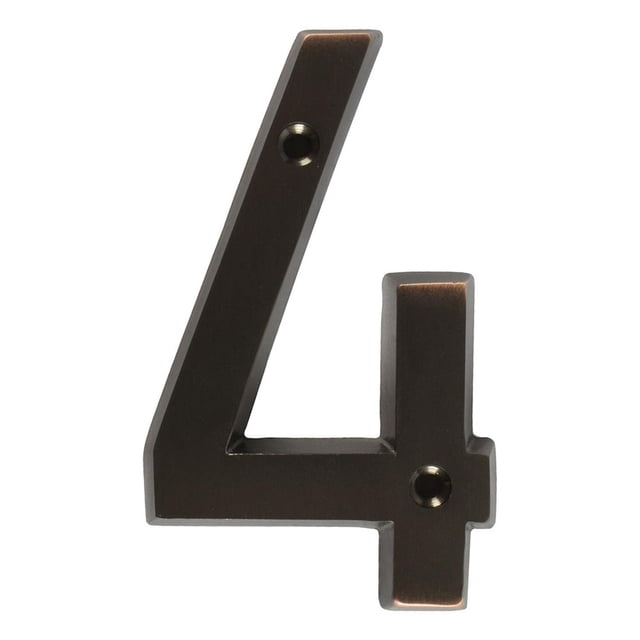 Número 4 Hy-Ko 10.1X5.5 Cm Bronce