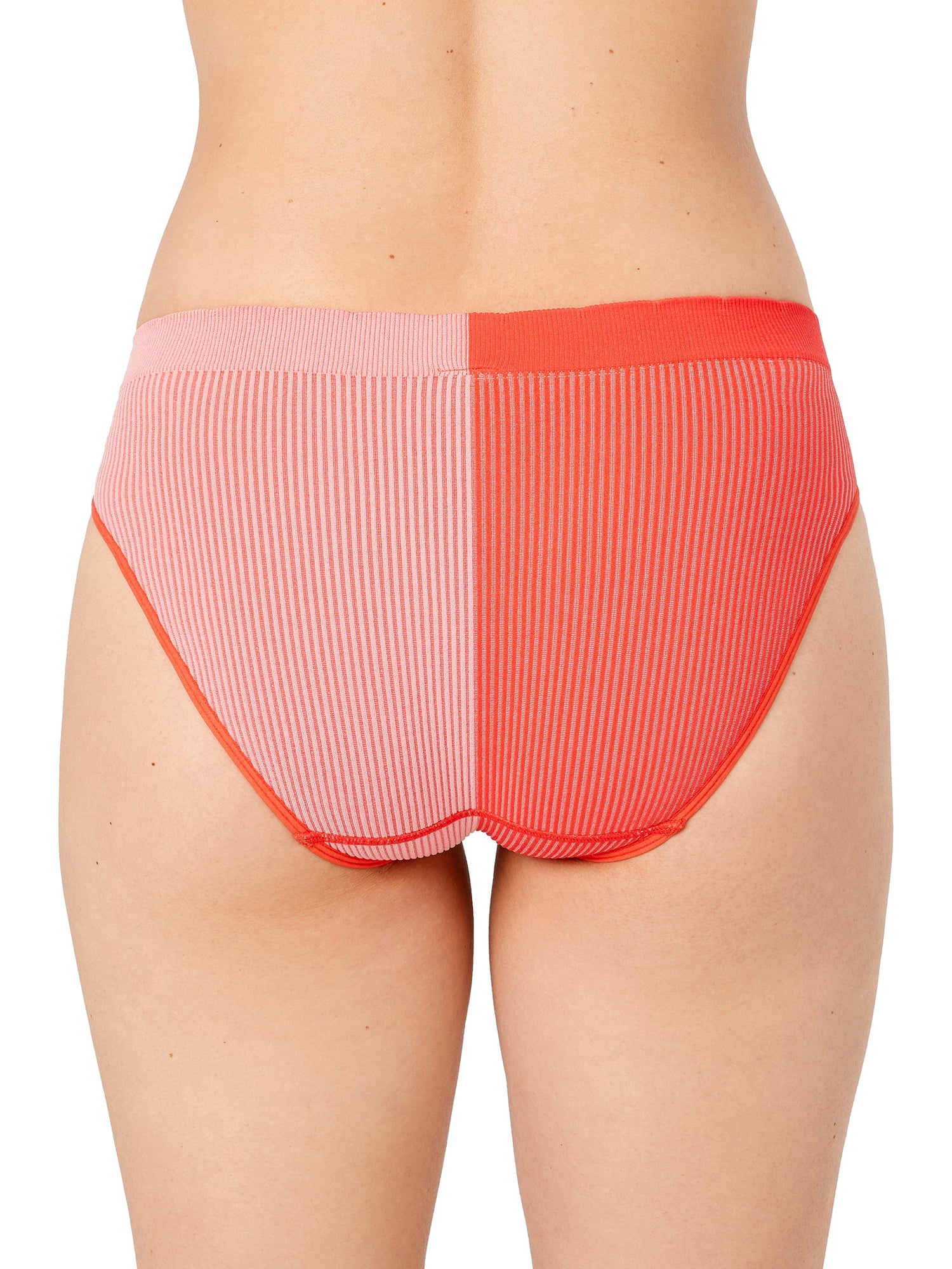 Kindly Yours Women's Seamless Bikini Underwear, 3-Pack, Sizes XS-XXXL