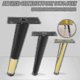 thumbnail image 2 of 4pcs Rustproof Iron Tapered Furniture Legs for Stylish European Coffee Tables, 2 of 5