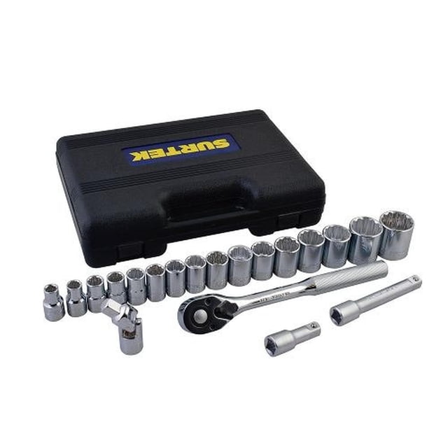 Juego de 20 Dados y Accesorios 1/2In Surtek F5800B