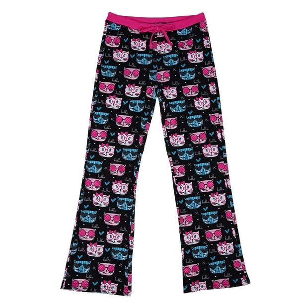 HDE - HDE Girl's Pajama Pants Soft Sleepwear Casual Loose Lounge Bottoms  (Hello Cats, Small | 6/6X) - Walmart.com - Walmart.com