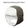 thumbnail image 2 of Gorro de invierno impermeable y resistente al viento, gorro de invierno para bebé con forro polar, gorro de bombardero para niños, gorro cálido con orejeras para niños y niñas, 2 of 6