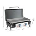 Razor Griddle GGT2131M 25 Inch Portable 2 Burner LP Propane Gas Grill
