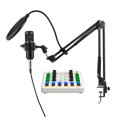 thumbnail image 1 of Graflsoa M8 Live Streaming Audio Interface Kit with Microphone, Plug & Play for Podcasting, Instruments, PC & Mobile, 12 Sound Effects, 4 Voice Changes, White, 1 of 6