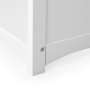 Guiedecraft Kids Classic Bookshelf - White: Childrens Wooden Playroom Shelving Bookcase for Toys، Cube Organizer and Cubby Storage