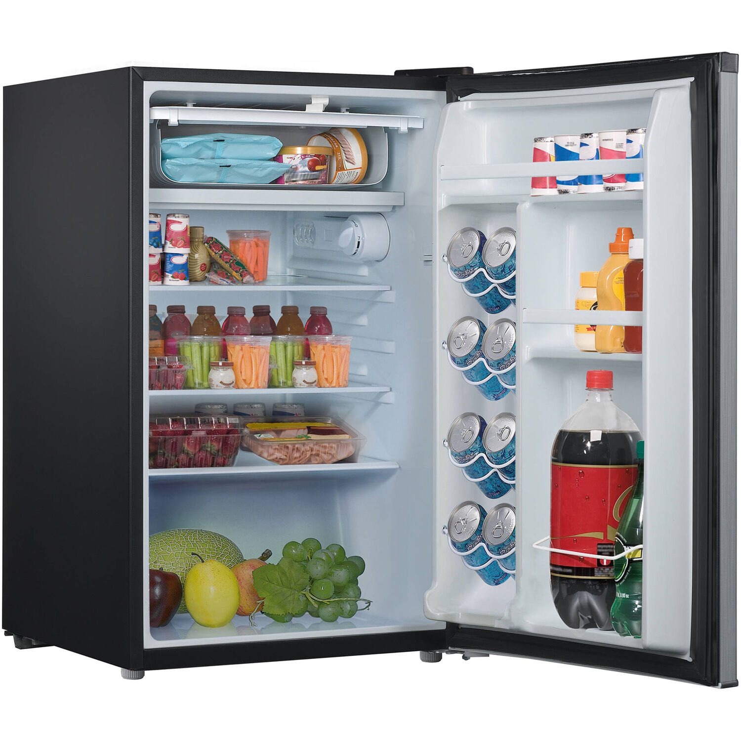 Amana Energy Star 4.3-Cu. Ft. Single-Door Mini Refrigerator with Full-Width Chiller Compartment, Black - image 3 of 5