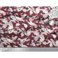 thumbnail image 1 of Soimoi polyester Crepe Fabric Two Tone With White Camouflage Printed Fabric 1 Yard 52 Inch Wide, 1 of 3