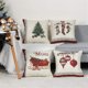 thumbnail image 3 of Juego de 4 fundas de almohada navideñas, fundas de almohada decorativas de lino y algodón, regalo de Navidad kaili Sencillez, 3 of 5