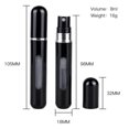 thumbnail image 3 of Mini Perfume Recargable Botella Spray Portátil Atomizador De Aluminio 5ml Recambio Pequeño Botellas Contenedor Cosmético Para Viajes, 3 of 4