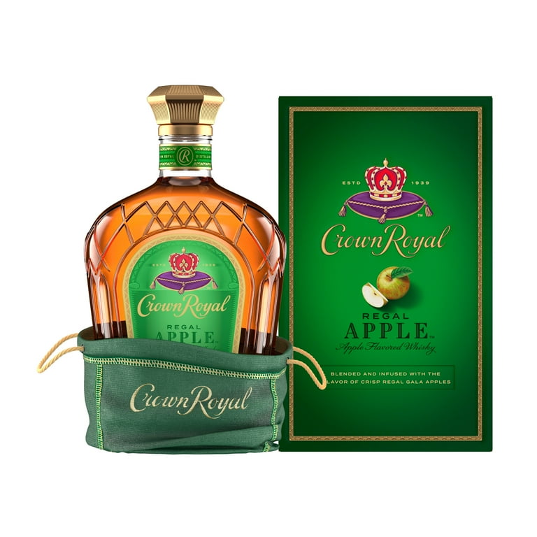 Crown Royal Regal Apple Flavored Whisky, 750 mL, 35% ABV - Walmart.com