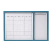 Mikasa Home Accents Calendar w/White Board w/Dry Erase Marker Teal