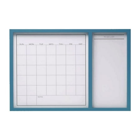 Mikasa Home Accents Calendar w/White Board w/Dry Erase Marker Teal