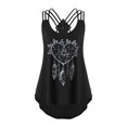 thumbnail image 1 of Jumpingount Mujeres chaleco correa niñas Slim Floral Tanktop banquete elegante camisola playa vacaciones hogar fiesta verano Top ropa Type2 NO2, 1 of 6