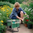 thumbnail image 2 of 2 Pack Garden Pouches for Kneeler, Portable Tool Storage Bags Oxford Multiple Storage Pockets Organizer for Outdoor Gardening Kneeling Stool, 2 of 5