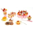 thumbnail image 1 of Sweet Treats Birthday Cake 75pcs Pretend Play Food Toy Set - Pink, 1 of 5