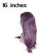 thumbnail image 5 of 16 Inches Front Lace Wig Synthetic Long Wave Purple Wigs for Women, 5 of 5