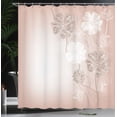 thumbnail image 3 of Ambesonne Art Shower Curtain, Cherry Blossom Fantasy Garden, 69"Wx84"L, Pale Peach, 3 of 4