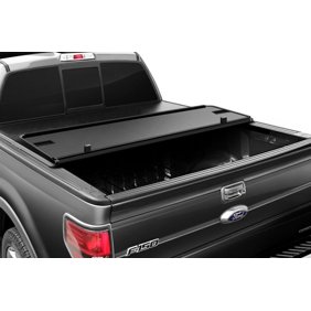 For 2015 To 2018 Ford F150 Truck 5 5ft Short Bed Hard Solid Tri Fold Clamp On Tonneau Cover 16 17 Walmart Com Walmart Com
