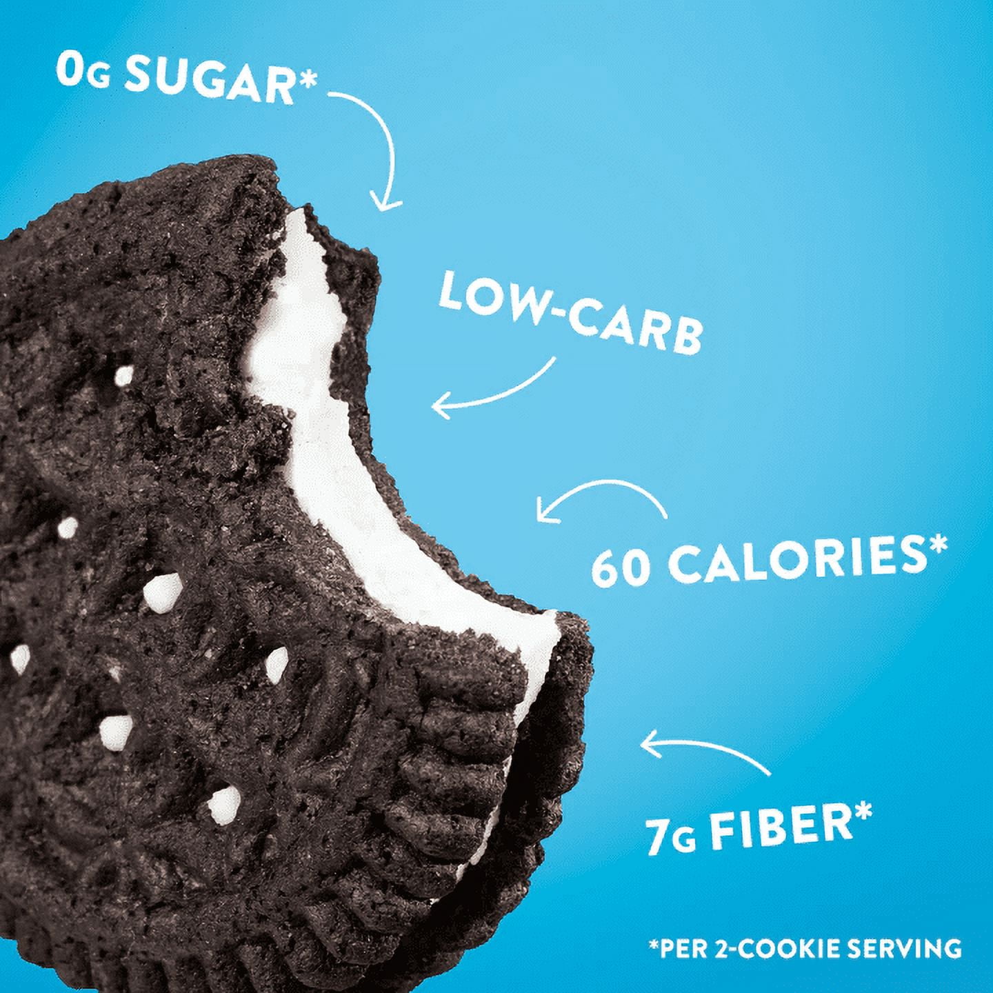 Highkey Original Sandwich Cookies, Sugar-Free, 5.09 oz, 14 Count
