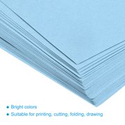 Uxcell Colored Copy Paper 8.3x11.7 80gsm Light Blue 25 Sheets
