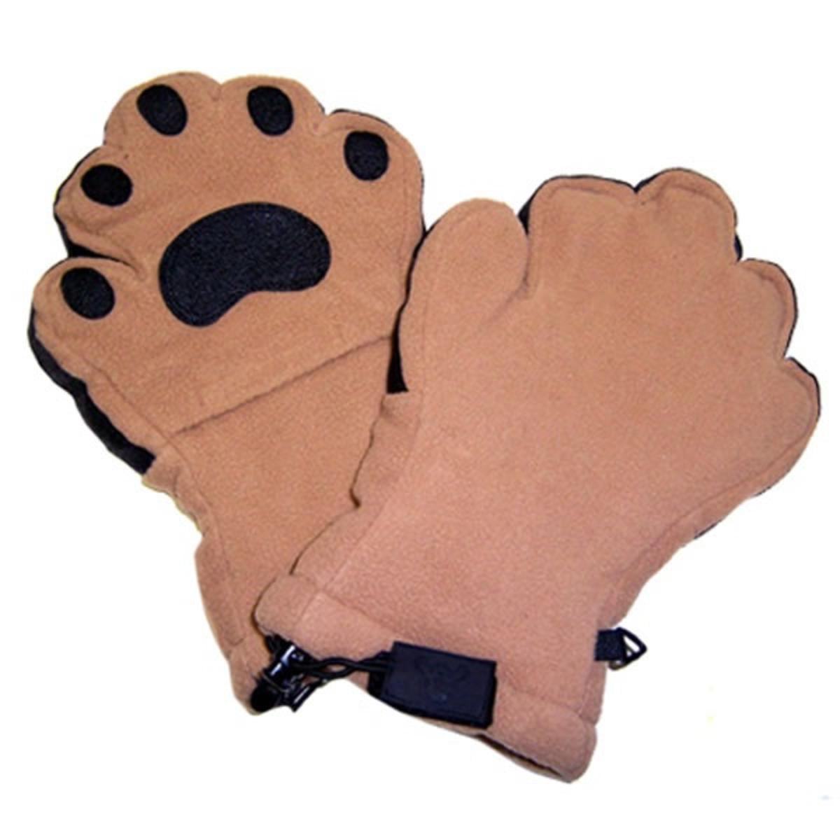 Bear hand. Paw mittens. Paw Gloves.