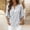 Gray, variant on Cotton Linen Tops for Women Vertical Striped Summer Linen Shirts Casual Button Down 2026 Short Sleeve Gauze Top Blouse Shirts Red S