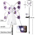 thumbnail image 2 of Luces solares impermeables con forma de ángel para exteriores, luces LED solares transparentes para exteriores, luces de jardín., 2 of 5