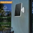 thumbnail image 2 of Solar Panel for Camera IP6 Waterproof 360 Degrees Adjustable Continuous Power with 10W 5V Charging Solar Panels with DC5521 Port / 9.8 Ft Charging Cable Fit for Doorbell Monitoring Camera, 2 of 6