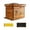 No Window Traditional Fir Beehive - 1 Deep Box + 1 Medium Box, variant on Luku 10-Frame Langstroth Bee Hive, Beeswax Coated Cedar Beehive Kit with 2 Deep & 1 Medium Box, Easy Assembly