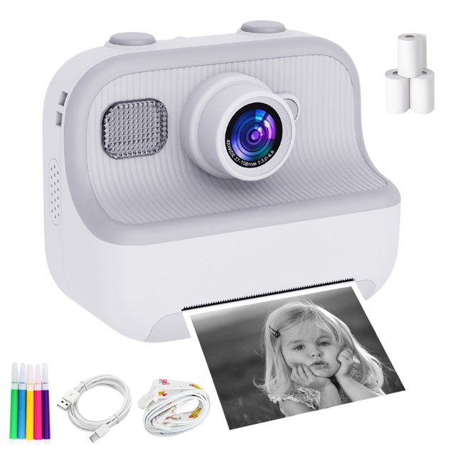 Cámara Digital Cámaras Impresión Instantánea Para () Blanco